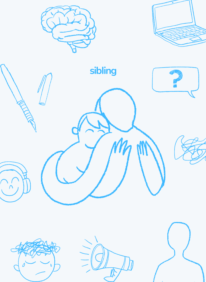 Sibling Counseling Illustration